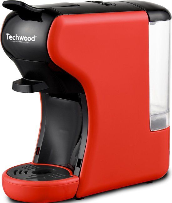 Techwood TCA-195N - Koffiecupmachine - Rood