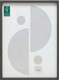 Deknudt Frames - Fotolijst - zwart grijs hout - helder - FSC Mix hout - voor formaat 40x60 cm - ophangen