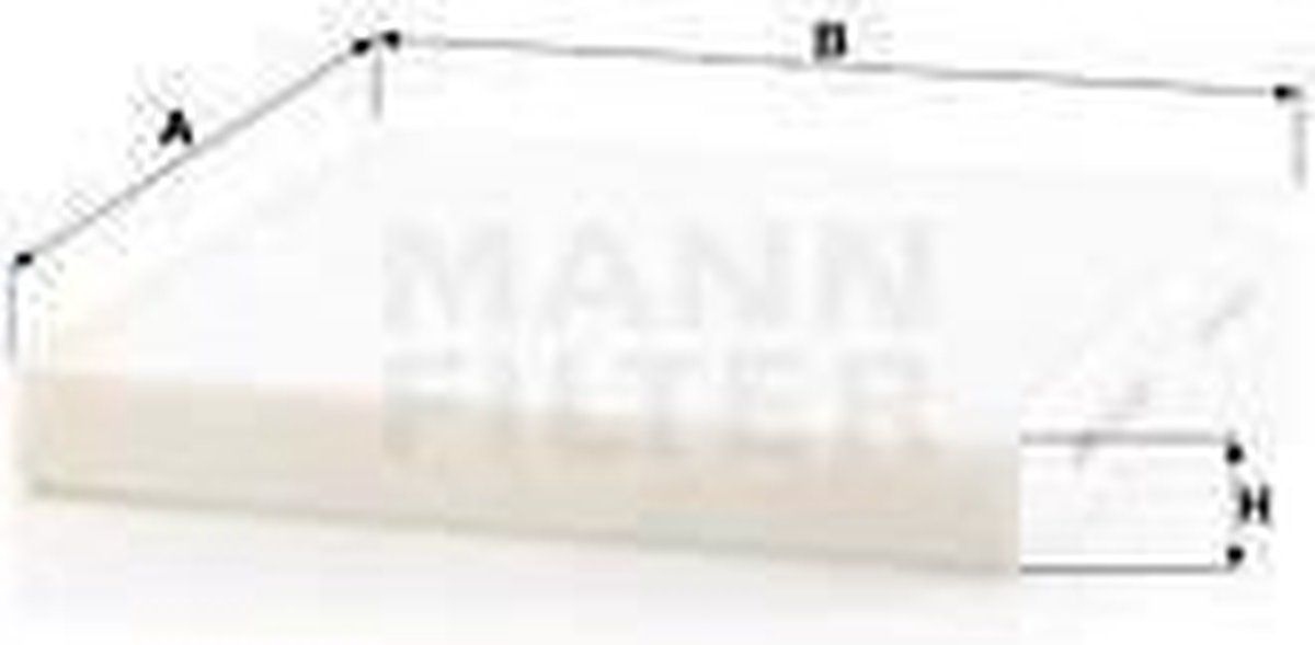 MANN-FILTER CU 26 009 Pollenfilter