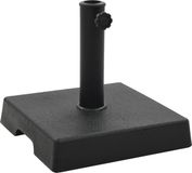 vidaXL Parasolvoet vierkant 8 kg polyresin zwart