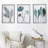Unyqoos® Moderne metalen wanddecoratie voor stijlvolle woonkamer en slaapkamer