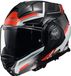 LS2 FF901 Advant X Spectrum Zwart Wit Rood Systeemhelm - Helm