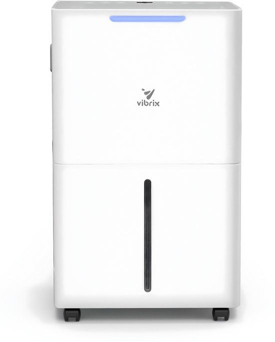 Vibrix DryFlow6 Luchtontvochtiger - 6L per dag - Wasdroogfunctie - Stil & Energiezuinig - Ontvochtiger voor Badkamer, Kelder, Zolder & Slaapkamer - Slimme Dehumidifier