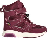 ZIGZAG Vizar Unisex Kinderen Winterschoenen Maat 26 Donkerpaars-Wit