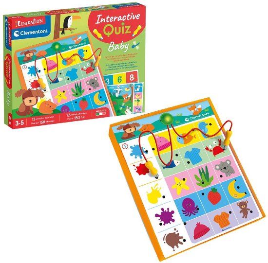 Clementoni Education - Interactive Quiz Pre-school - Educatief Spel - 3-5 jaar