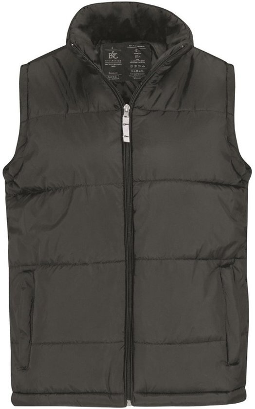 B&C Donkergrijze bodywarmer voor heren L 52