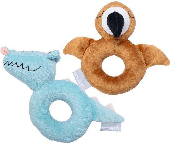Beeztees Puppy Rammelaar - Flamingo