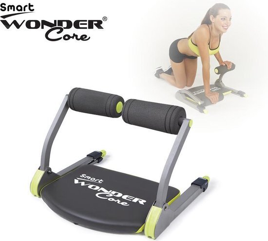 Wonder Core Smart 6-in-1 Buikspiertrainer Fitnessapparaat, Ab Training Device, Fitness Hometrainer Weerstandstrainer voor thuis voor arm, been en rug spieren - core full body trainer