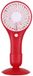 Urban Living Draagbare USB Ventilator met Standaard - Rood