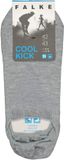 FALKE Cool Kick onzichtbaar eenkleurig functioneel materiaal footies unisex grijs - maat 37-38