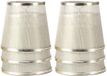 Merkloos Kristallen kroonluchter mini lampenkap 5,5 inch, bel, clip, champagne organza (set van 6, goud)