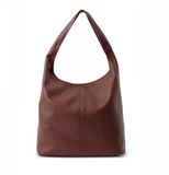 Manfield Rode Leren Shopper