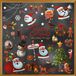 Non-branded 15 Sheets Christmas Window Stickers - Electrostatic & Reusable - Double-sided Christmas Decoration