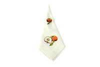 Bellanda servet + ring, 65% polyester, 35% viscose, sekt, 45x45 cm