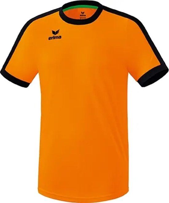 Erima Retro Star Shirt Kind Oranje-Zwart Maat 164