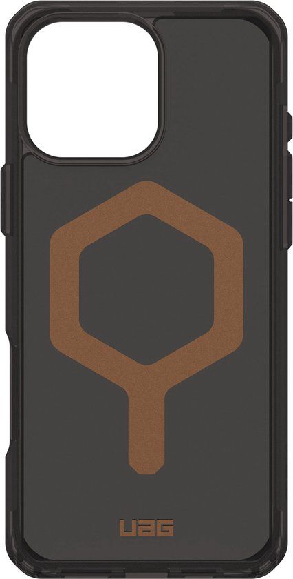 Urban Armor Gear UAG Plyo MagSafe Hoesje voor iPhone 16 Pro Max - Zwart/Brons
