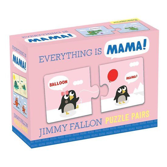 Galison Jimmy Fallon Everything Is Mama Puzzle Pairs