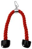 Merkloos Corde triceps 27 pouces - Nylon robuste - Poignée en caoutchouc - Accessoire de fitness polyvalent - Studio à domicile - Résistant à l'usure - Accessoire de fitness