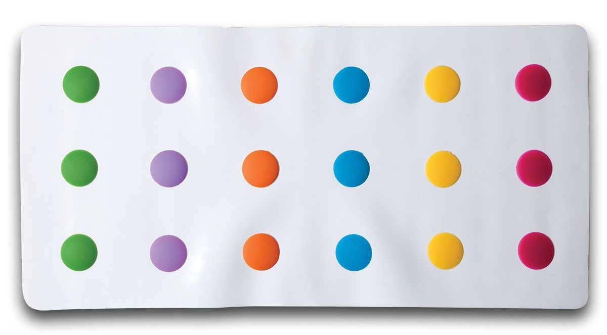MUNCHKIN Leuke badmat met stippen - 70 x 37 cm - Unisex