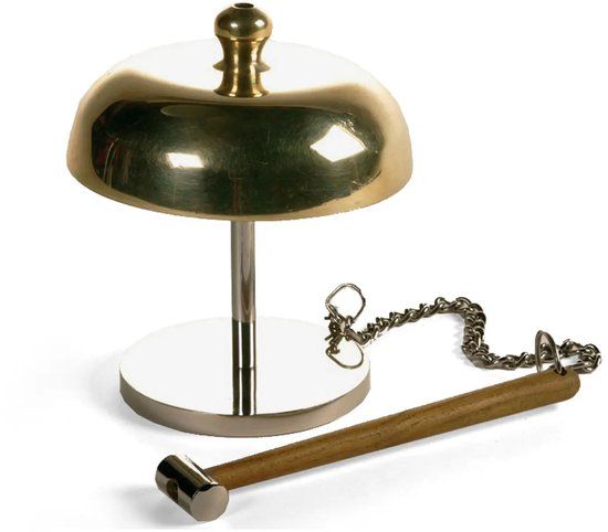 Metal Boxe Ring gong gouden