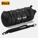 Sacoche de guidon de vélo - Sacoche avant de vélo, forme cylindrique - Polyester 900D, étanche - 2 litres de capacité - Bandoulière amovible - Noir