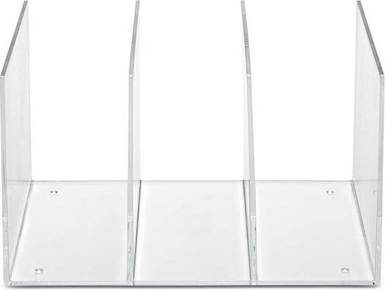MAUL Tijdschriftenhouder - transparant - acryl - 27 x 20.8 x 15.8 cm