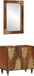 vidaXL Badkamerkastenset 2-delig Honingbruin 62 x 33 x 58 cm