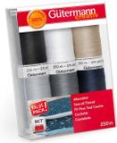Gütermann Naaigaren Set - 6 klossen allesnaaigaren van 250m - 100% polyester - Multi