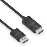 PureLink IS2001-020 video kabel adapter 2 m DisplayPort HDMI Zwart