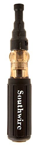 Southwire SDCFR Conduit Fitting Screwdriver - Heavy Duty, Dual Function, Multi-Use, Detachable Head, Drill Compatible, Cushion Grip