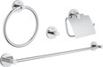 GROHE Essentials Badkamer Accessoireset (4-in-1) - Chroom