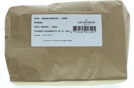 Jacob Hooy Griekse Bergthee 250 gr