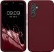 kwmobile hoesje geschikt voor Samsung Galaxy A54 5G - Hoesje met siliconen coating - Smartphone case in bordeaux-violet