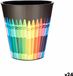 Pincello Rubbish bin Multicolour Pencils Plastic (10 L) (24 Units)