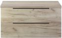 BES LED Seville Badmeubelset 100 cm - Wastafelblad Craft Oak Edge Greep