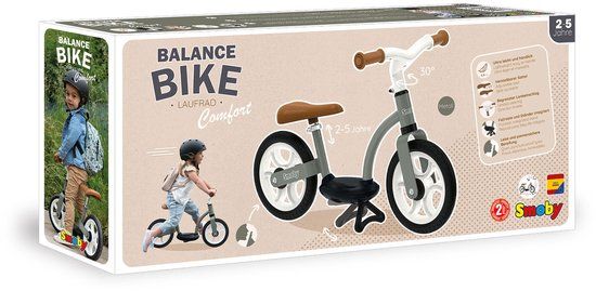 Smoby Loopfiets comfort - Groen - Verstelbaar zadel - 3+ jaar