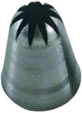 Silikomart 43.323.99.000 BC322 - CLOSE STAR STAINLESS STEEL TIPS VOOR PIPING BAG ø4 MM