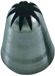 Silikomart 43.323.99.000 BC322 - CLOSE STAR STAINLESS STEEL TIPS VOOR PIPING BAG ø4 MM