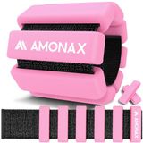 Amonax Verstelbare Enkel- En Polsgewichten, Fitness-Beengewichten Voor Dames En Heren, 0,5 KG/1 KG Paar Voor Krachttraining, Pilatesgewichten, Hardlopen, Zwemgewichten Voor Yoga
