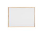 Bi-Office Droog Uitwisbaar Whiteboard Met Grenenhouten Omlijsting, 80x60 cm