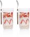 Azomor® Set van 2 Glazen Voorraadpotten met Deksel en Lepel voor Ontbijtgranen