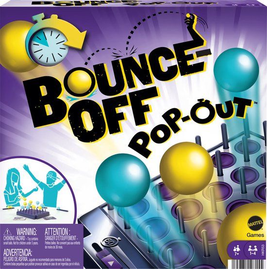 Mattel Games Bounce-Off Pop-Out - Behendigheidspel - 7+ jaar