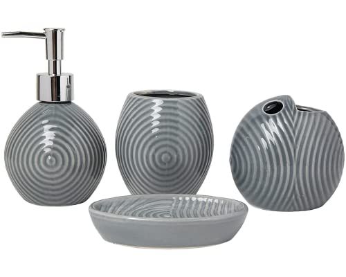Comfify Designer 4-delige badkamer accessoire set - Keramisch - 0628242533379