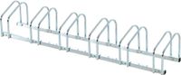 Merkloos / Sans marque HOMCOM Fietsendrager - Staal - 179x33x27cm - Zilver