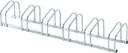 Merkloos / Sans marque HOMCOM Fietsendrager - Staal - 179x33x27cm - Zilver