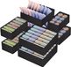 Azomor® Set de 8 organisateurs de tiroirs pliables pour vêtements et accessoires
