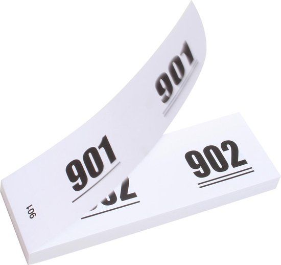 KlikA Nummer-/ garderobeblokken