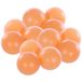 CM SportX Tafeltennisballen setje - 12x balletjes - kunststof - oranje - pingpong balletjes