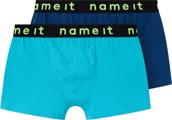 NAME IT NKMBOXER 2P SOLID NOOS Jongens Onderbroek - Maat 134/140