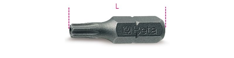 Beta Bits voor Tamper Resistant Torx® schroeven 861RTX 20